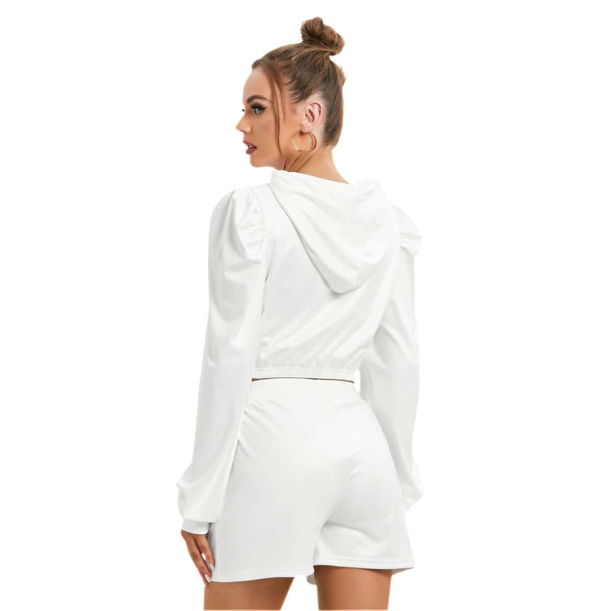 BAE (BEFORE ANYONE ELSE) All-Over Print Women's Mirco Fleece Hoodie And Shorts Set