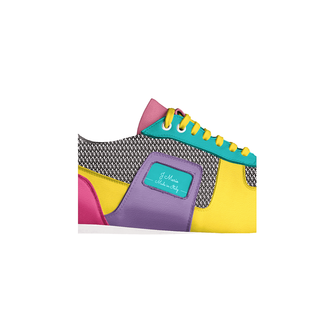 BORN IN THE 80s RETRO TRAINERS - MULTICOLOURED - J Marie Premium Sneakers