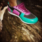 Born in the ’80s Retro Trainers – Pink & Turquoise from J Marie Premium Sneakers
