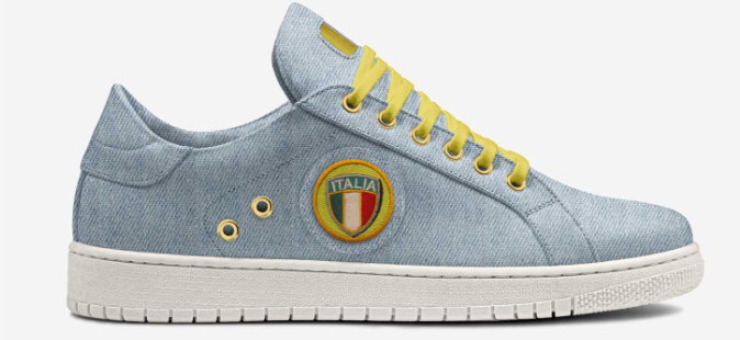 Just Denim On Em sneaker by J Marie Premium Sneakers