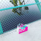 Born in the ’80s Retro Trainers – Pink & Turquoise from J Marie Premium Sneakers