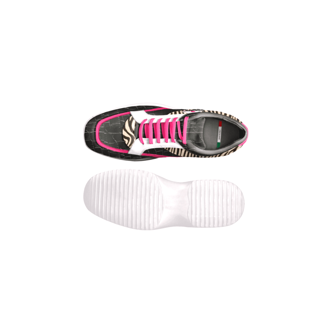 PINK PYTHON - J Marie Premium Sneakers